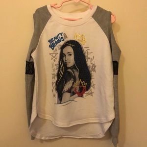 Cold shoulder Descendants sweatshirt
